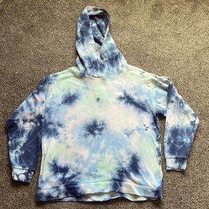 Tie dye Victoria secret pink hoodie